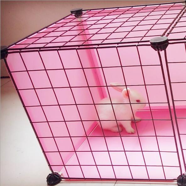 Lưới sắt lắp ghép chuồng nuôi thú cưng (hai màu đen và trắng)