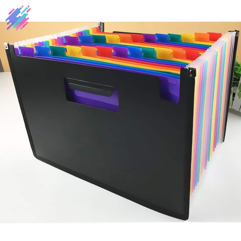 Túi đựng tài liệu khổ A4 13/24 ngăn có thể mở rộng tiện dụng