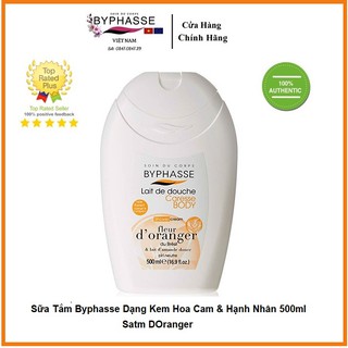 Sữa tắm byphasse hương hoa cam & hạnh nhân 500ml