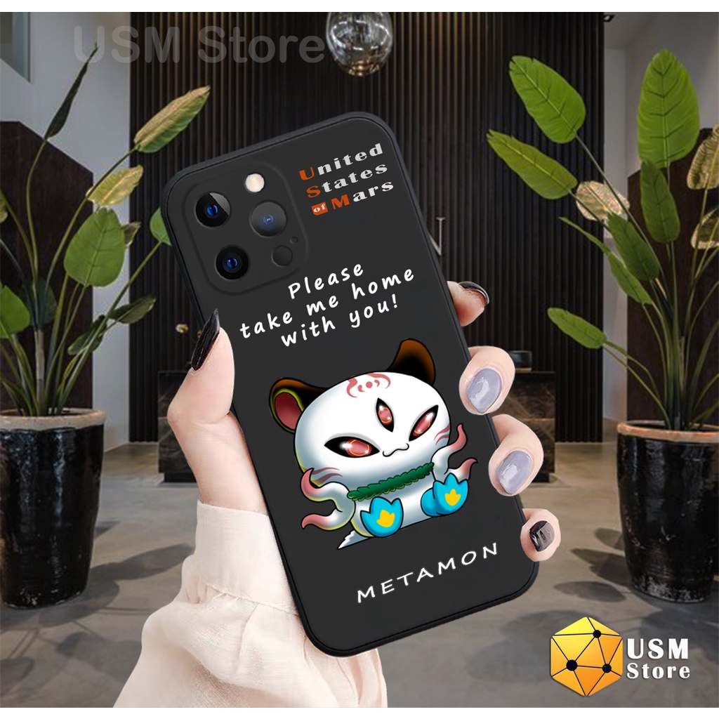 Ốp lưng iphone 11/11 Pro/11 Promax/12/12 Mini/12 Pro/12 Promax/13/13 Promax có viền bảo vệ camera, in hình Metamon