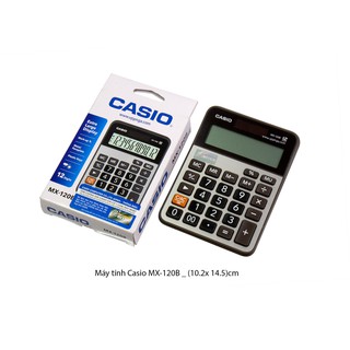 Máy Tính Để Bàn Casio MX-120B (12 Số) Chính Hãng - Thiết Kế Phím Lớn, Bền Bỉ Cho Chủ Shop, Kế Toán