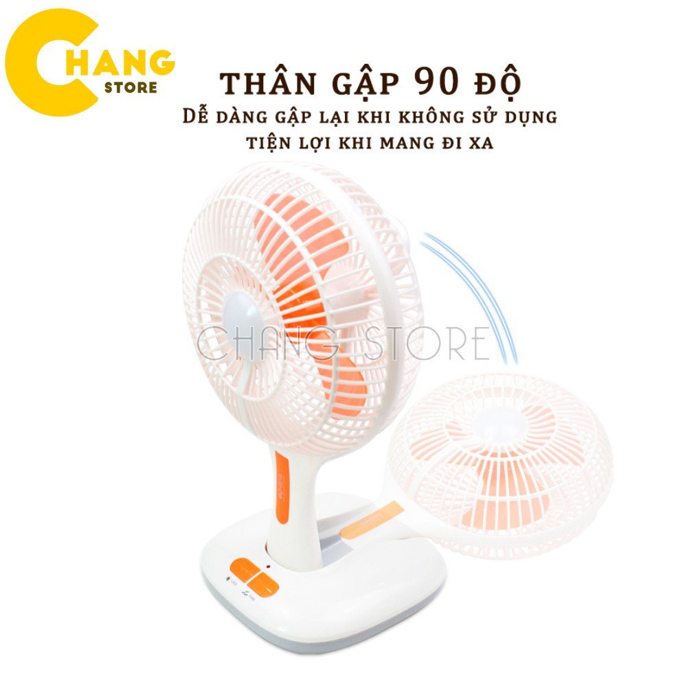 QUẠT TÍCH ĐIỆN TẢN LỒNG KM-F0336 CÓ ĐÈN SIÊU SÁNG * BẢO HÀNH 6 THÁNG *