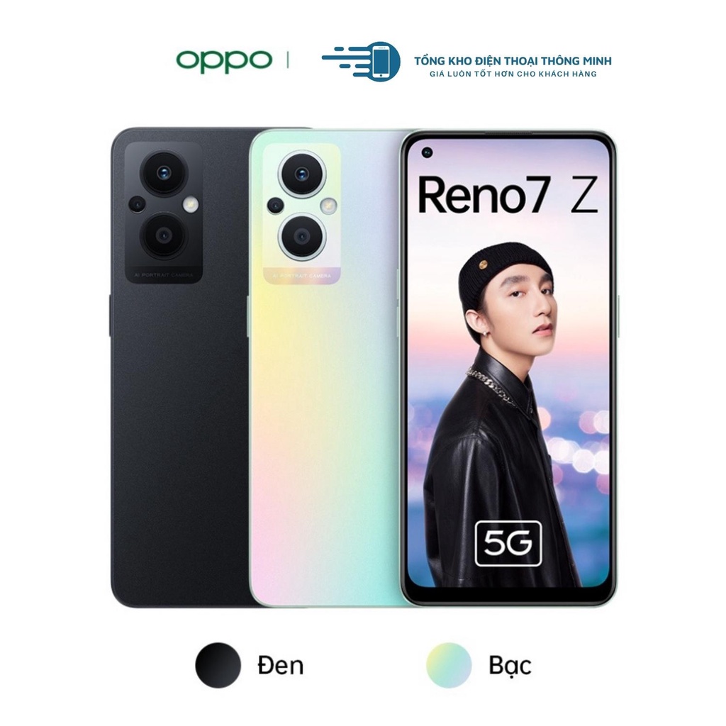Điện thoại Oppo Reno7 Z 5G (8GB/128GB) - Đại lý phân phối chính hàng - Bảo hành 24 tháng