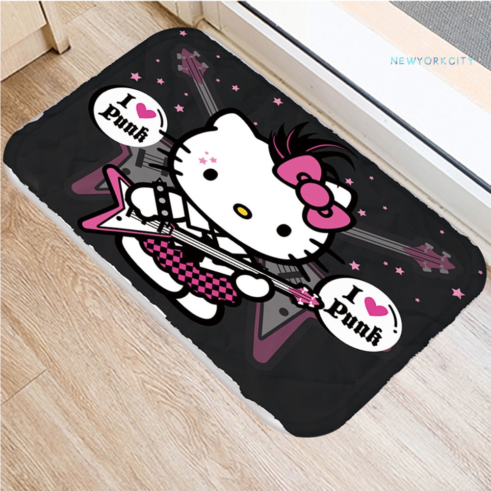 Thảm lót cửa chùi chân Chống Trượt Họa Tiết Hoạt Hình Dễ Thương