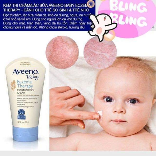 Kem dưỡng ẩm trị chàm Aveeno Baby Eczema 141gr cho bé