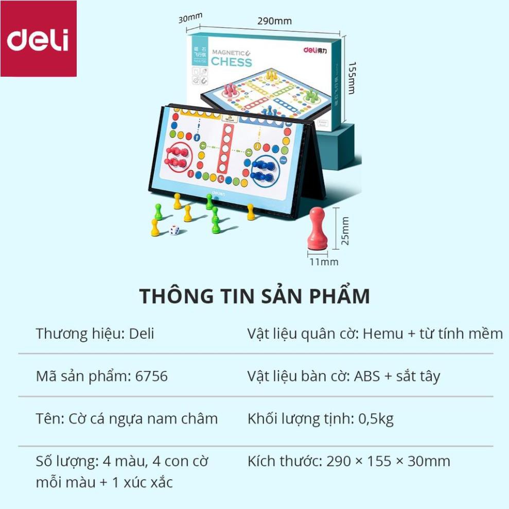 Bộ đồ chơi cá ngựa có năm chân hút bằng nhựa Deli - loại bằng nhựa/ gỗ - phù hợp cho bé từ 3 tuổi - 6756 / 18646 [Deli]