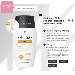 Kem chống nắng heliocare 360 spf 50/50+