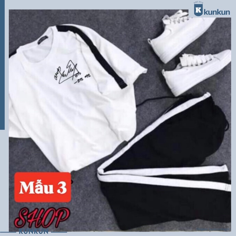 Set Quần Áo Chữ Ký Các Thành Viên BTS - ARMY