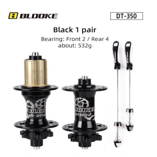 BỘ MOAY Ơ BLOOKE BẠC ĐẠN 32 LỖ PHANH ĐĨA NỔ TO