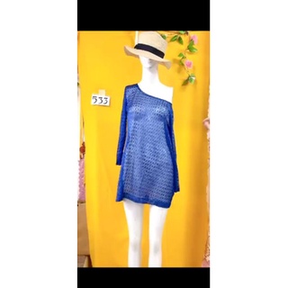 đầm ren xuyên thấu dáng dài. S533