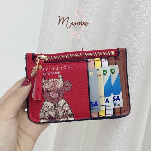 Ví da nữ SIÊU HOT con Trâu may mắn cả năm - ví da mini nữ cầm tay