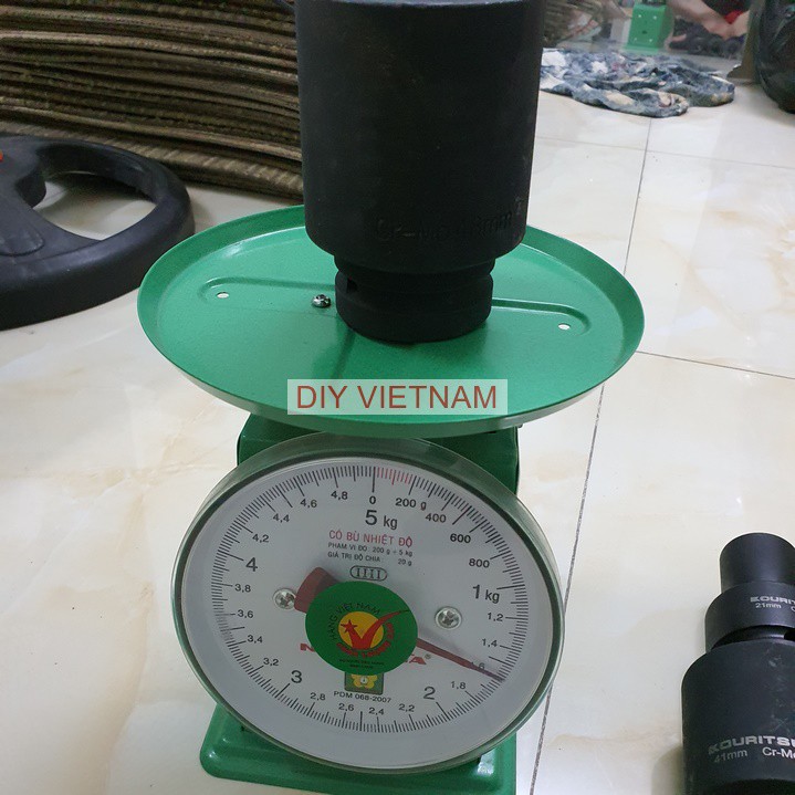 Tuýp dài đầu 1 inch Kouritsu Nhật Bản đủ cỡ từ 21-48mm, dài 9cm, Bảo hành 24 tháng