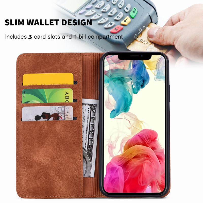 Ốp lưng điện thoại dạng ví da PU lật có khe cắm thẻ Ví dành cho Samsung Galaxy note 10 note10 Plus vỏ chống sốc Shell | BigBuy360 - bigbuy360.vn