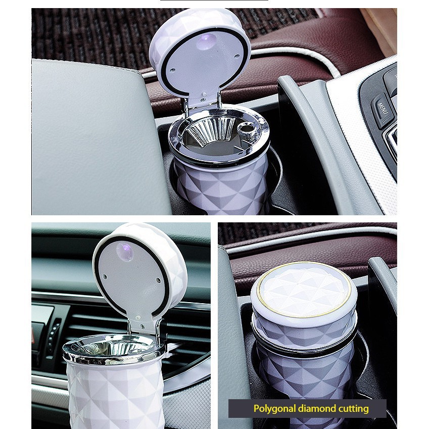 Gạt tàn thuốc lá tích hợp đèn LED cho xe hơi