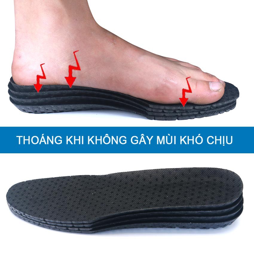 01 cặp Lót giày nam nữ, phù hợp nhiều mẫu giày, thoáng khí khử mùi ZATA - ZTX01