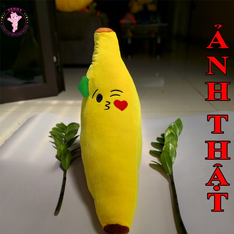 Gấu Bông Hình Quả Chuối Siêu Xinh Size 60Cm Loại 1 Quà Tặng Ý Nghĩa Cho Bạn Bè