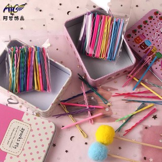 FREE SHIP 99k _ Sét kẹp tăm - kẹp xước 50c Sắc mầu+hộp đựng dễ thương