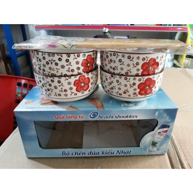 BỘ 4 CHÉN ĐŨA NHẬT