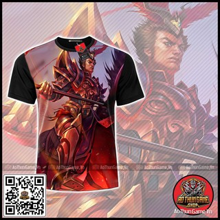 Áo liên minh huyền thoại tóc chiến jarvan Áo thun LMHT phông Đen league of legends
