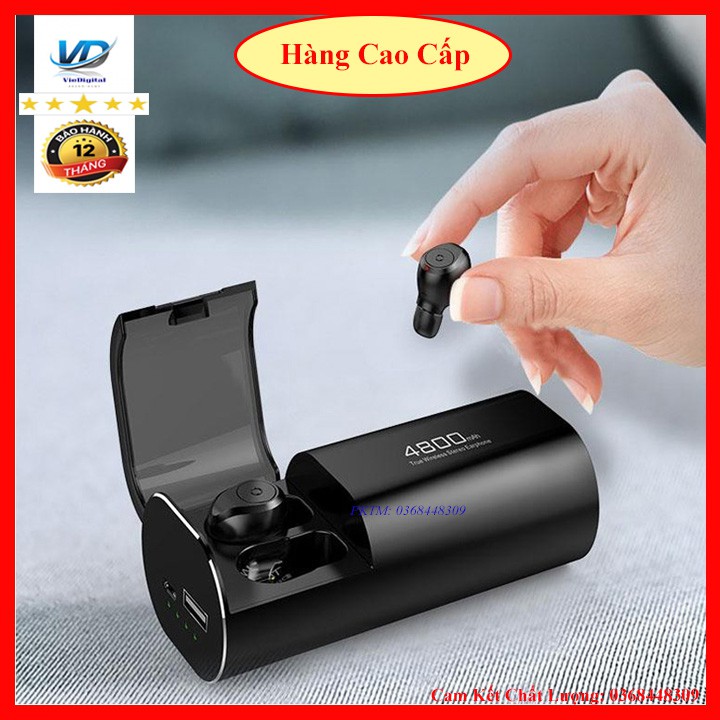 Tai Nghe Bluetooth, Tai Nghe Không Dây 5.0 Kiêm Sạc Dự Phòng S11 Chất Lượng Cao, Chống Nước IPX5, Chống ồn. | BigBuy360 - bigbuy360.vn