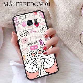 Ốp lưng Samsung S7 Edge viền dẻo TPU BST Phong Cách Freedom