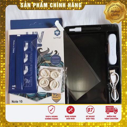 (UV Cao Cấp) Kính cường lực Lito cao cấp UV Full màn hình công nghệ mới đèn UV samsung S8,9,10(PLUS,NOTE),20,20 Ultra