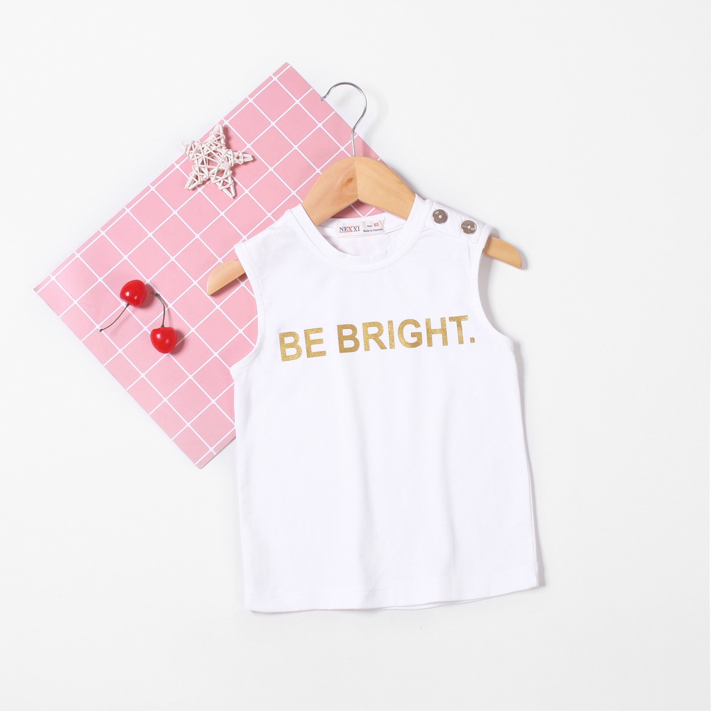 2209. ÁO THUN SÁT NÁCH NÚT VẢI BE BRIGHT