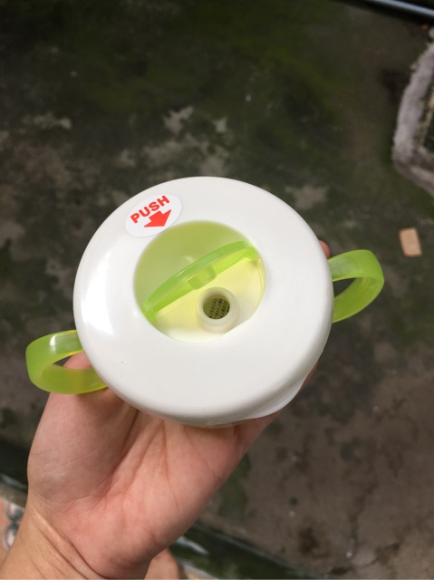 Cốc tập uống (cắm ống hút) có tay Baby Mug