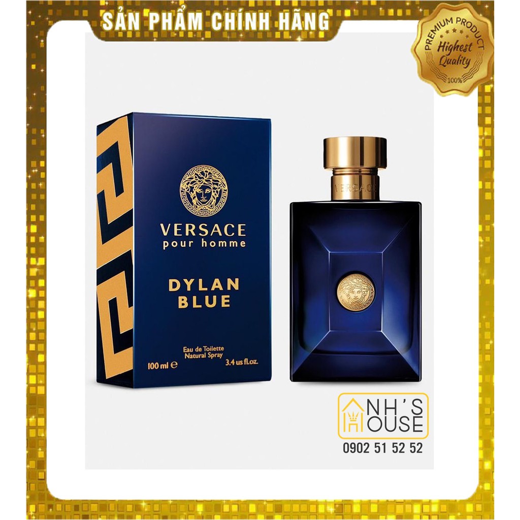 Nước Hoa Nam Versace Pour Homme Dylan Blue EDT Tester 5ml/10ml/20ml