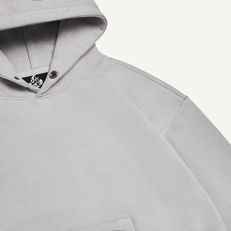 ACE METAL BOXY HOODIE/ Áo hoodie vải nỉ bông/ GAMBLE WORLDWIDE