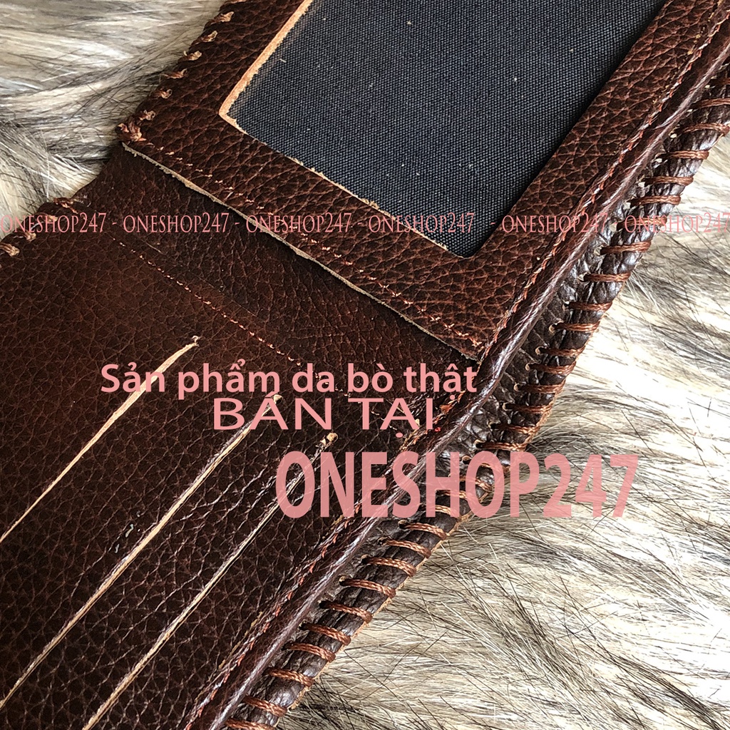 Ví nam A171V, bóp da bò nam thật 100%, chuẩn đẹp