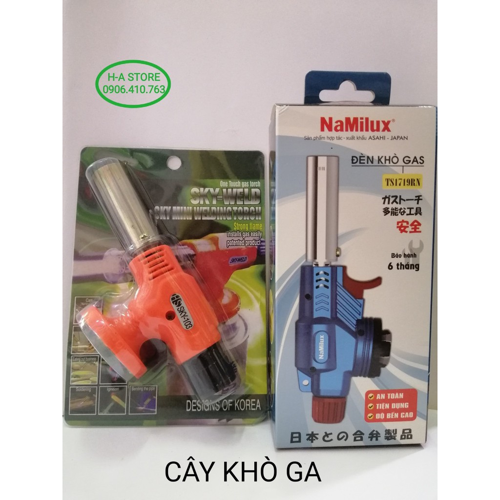 Cây khò gas mini SKY-103 Cam / Namilux / Cá mập No.915