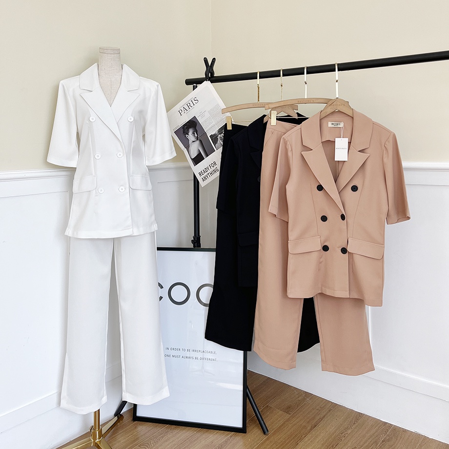 BBSTORE'S Áo Vest Công Sở Thời Trang Nữ Đi Làm Thanh Lịch -A1206