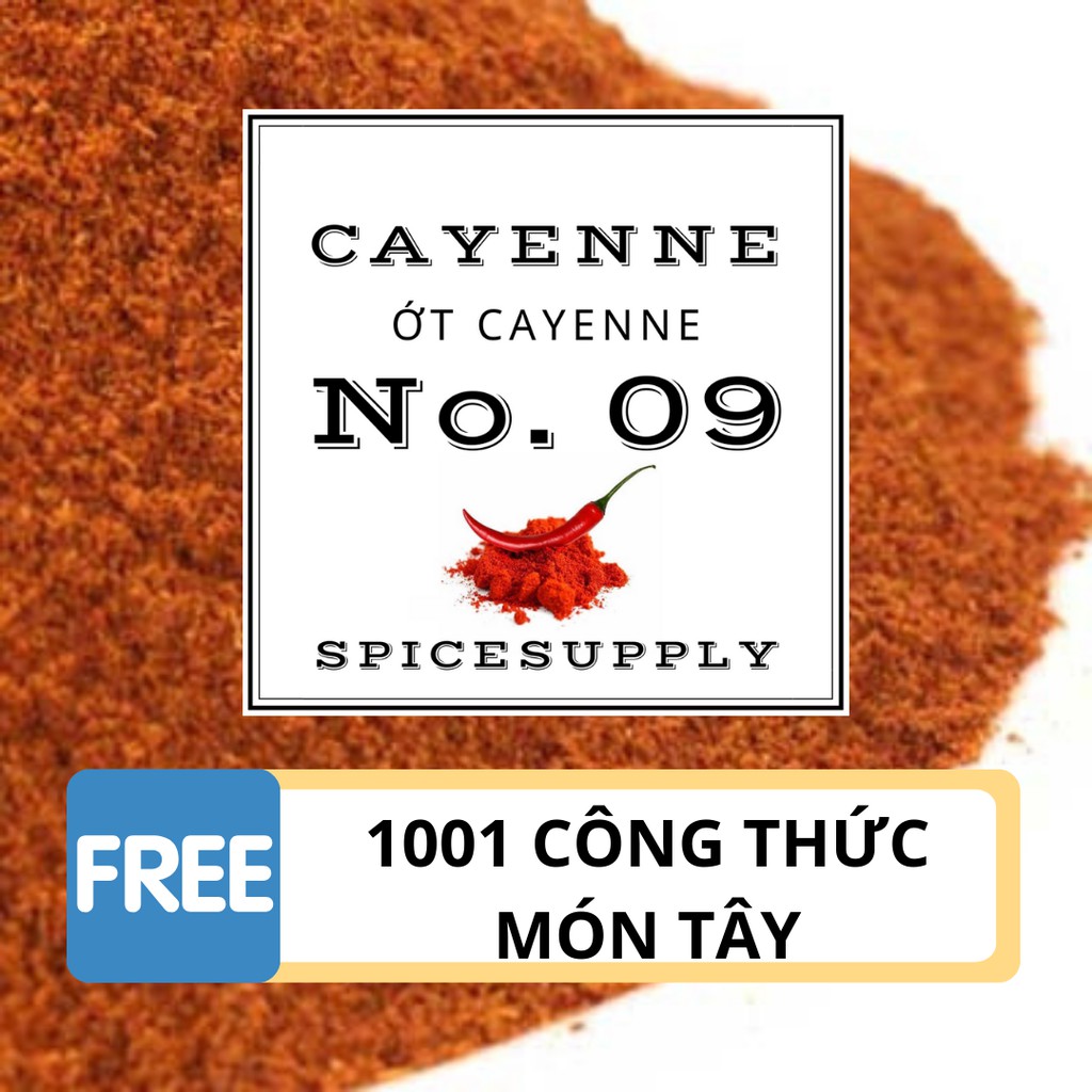 1kg Cayenne Pepper - Ớt chỉ thiên siêu cay nhập khẩu Gia Vị healthy giảm cân meal plan fitness