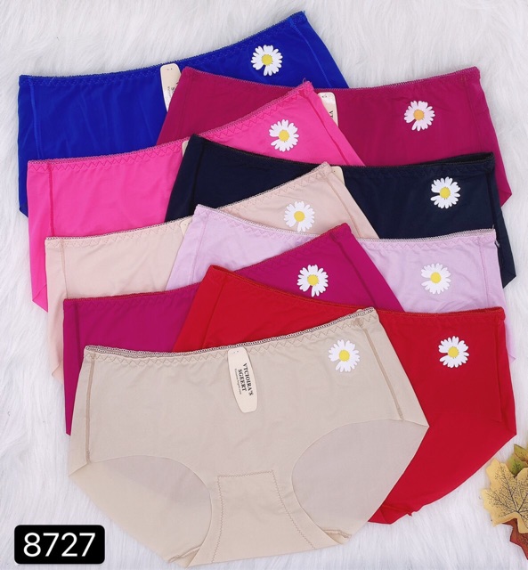 [Mã 12FASHIONSALE1 giảm 10K đơn 50K] Quần lót su không đường may cúc hoạ mi 8727 (40-55kg) | BigBuy360 - bigbuy360.vn