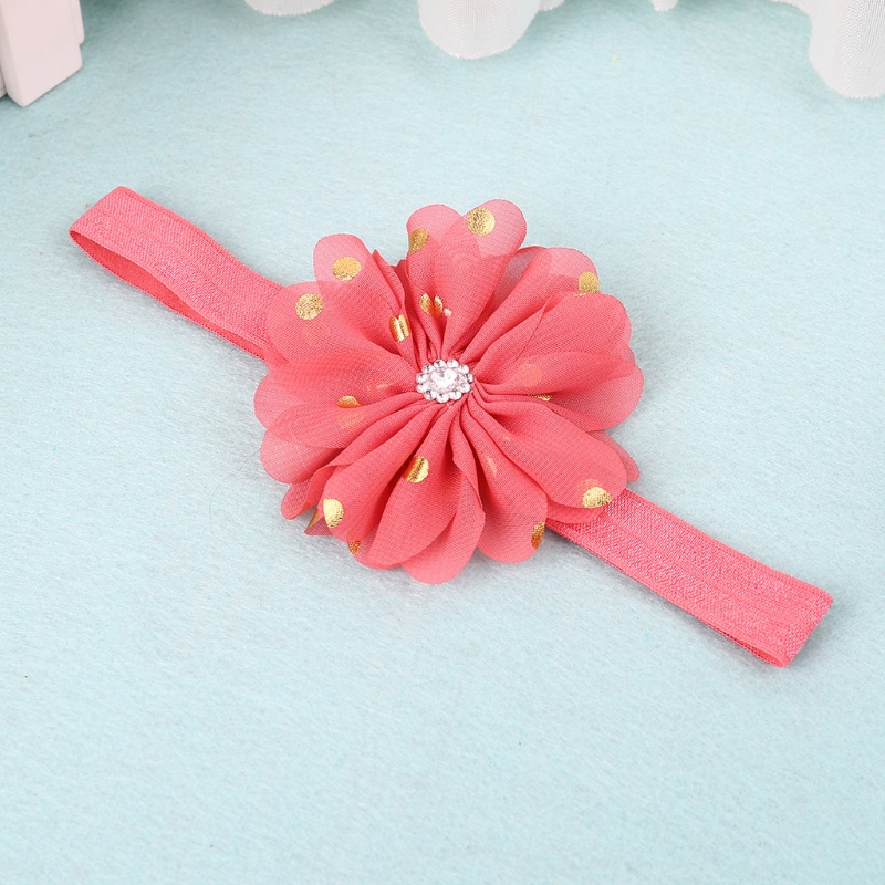 Set 10 Băng Đô Hoa Co Giãn Dành Cho Bé Gái Sơ Sinh Chụp Ảnh