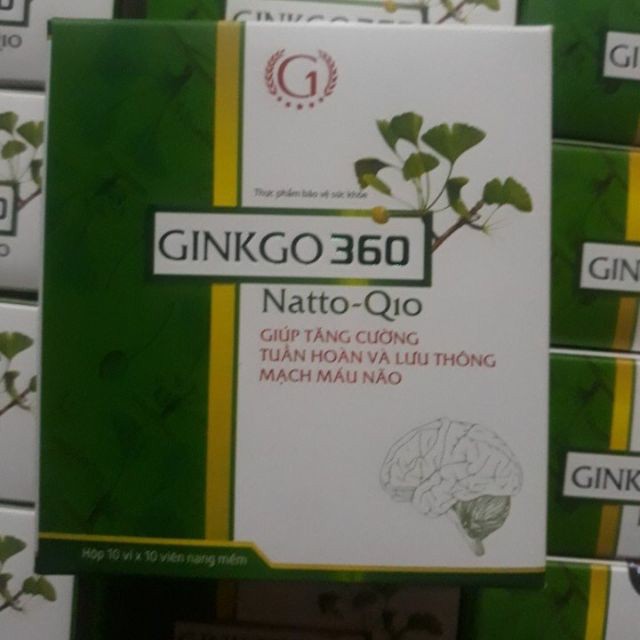Hoạt huyết dưỡng não ginkgo 360 hộp 100viên