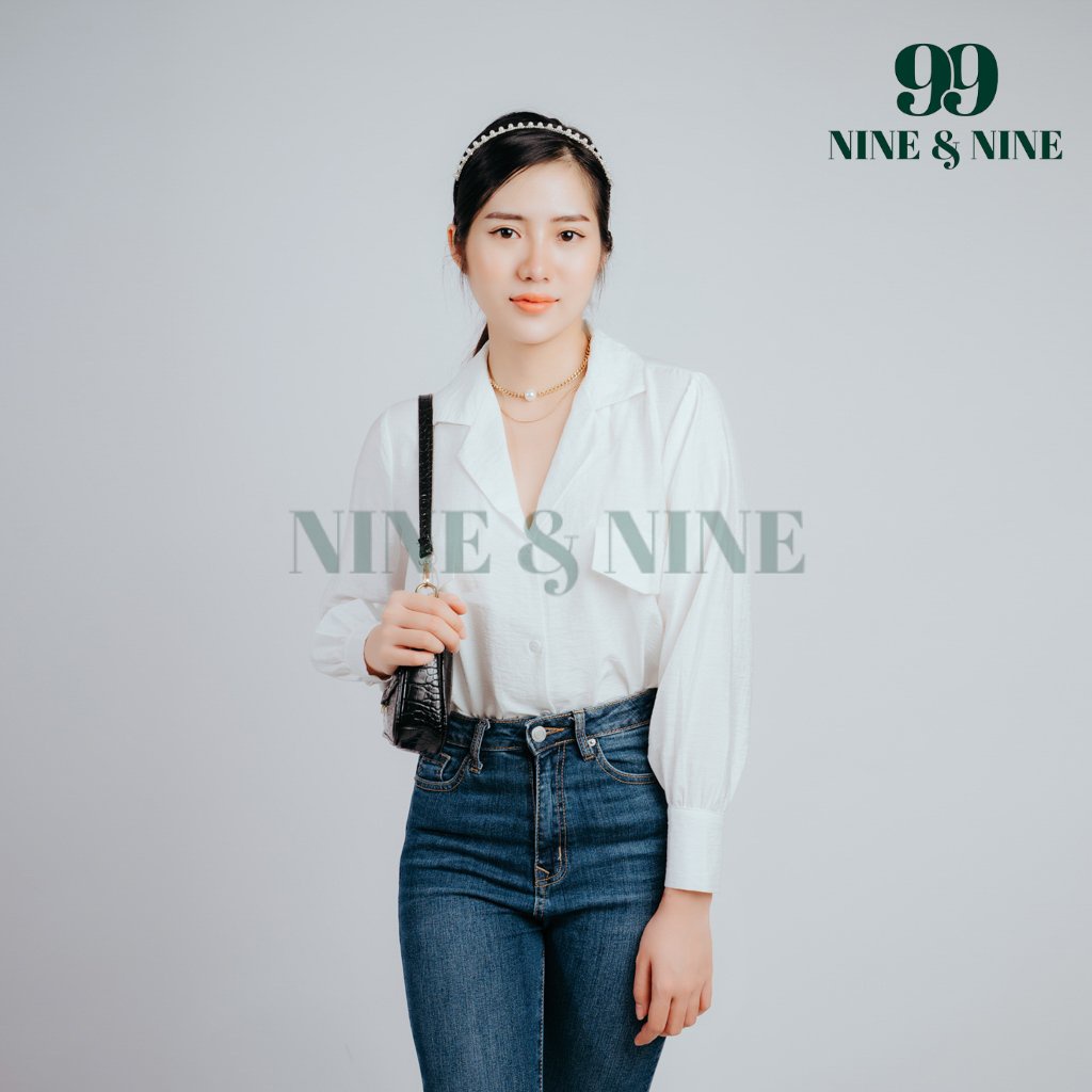 Áo sơ mi nữ tay dài 🌸SALE🌸 công sở đẹp dáng basic chất liệu đũi cao cấp Freesize hàng xuất Hàn Quốc
