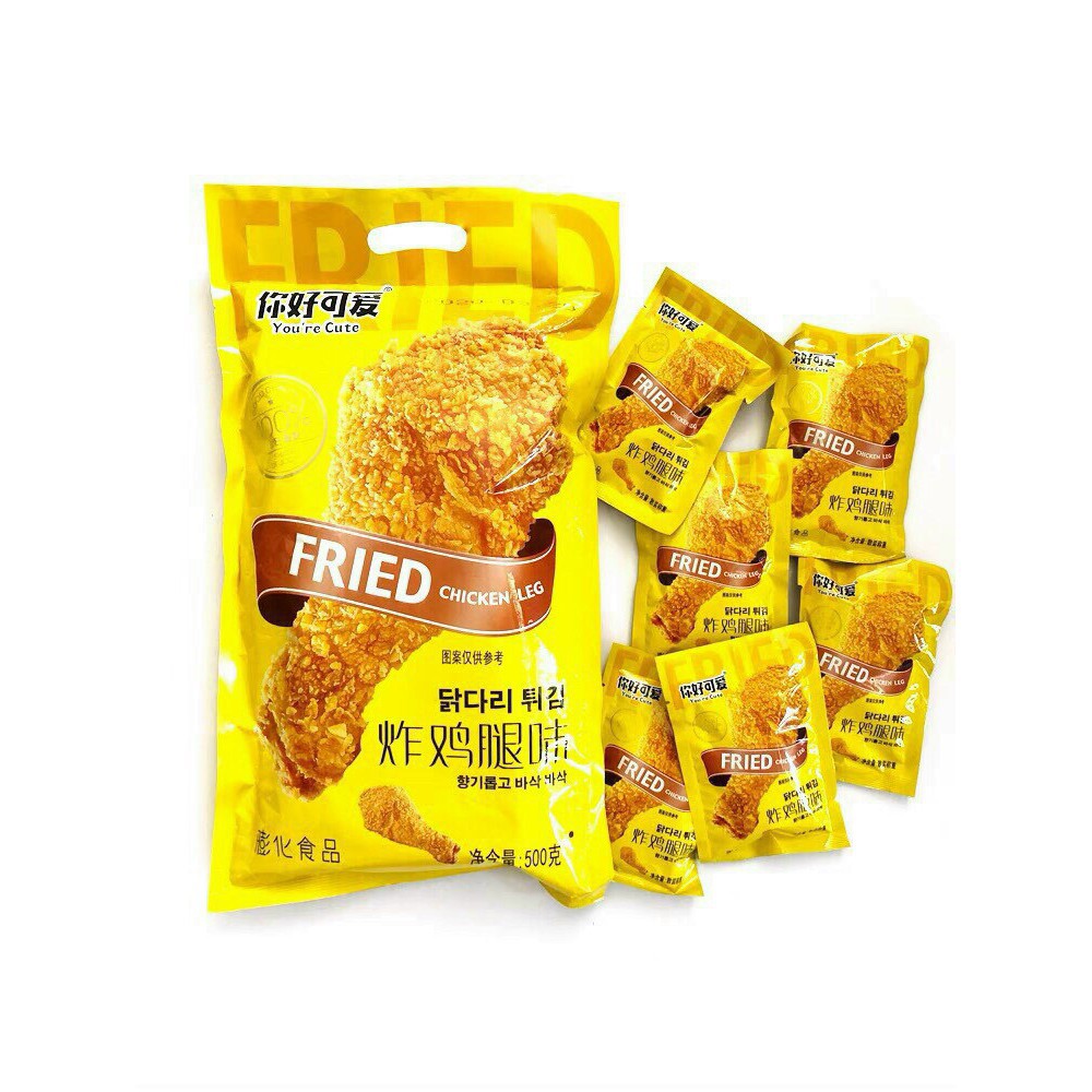 BIM ĐÙI GÀ CHIÊN XÙ FRIED LEG 500gr Tên món | Ăn vặt Hà Nội | TDessert15k