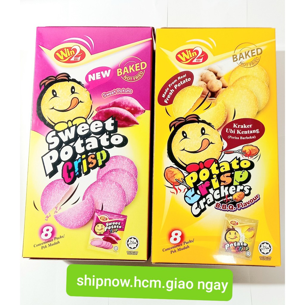 bánh khoai tây win 2 potato crips 160gr ( 8 góI)