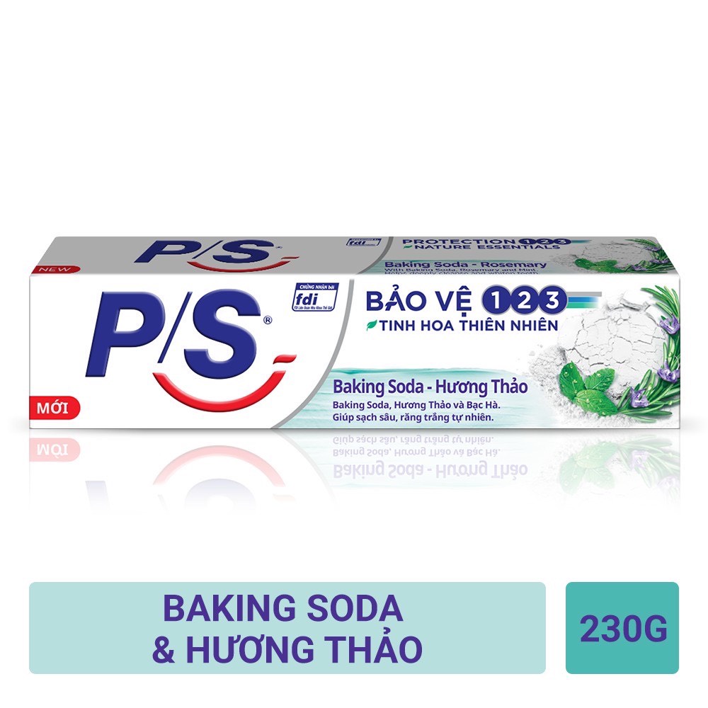 Kem đánh răng P/S Barking Soda Hương thảo 180g