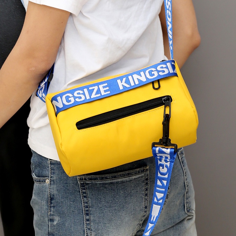 [Hàng Sẵn] Túi Messenger Dung tích lớn Vải Oxford Từ ngữ Tiếng Anh Dây đeo Vai cho Nữ Nam giới 【Wyoming060】