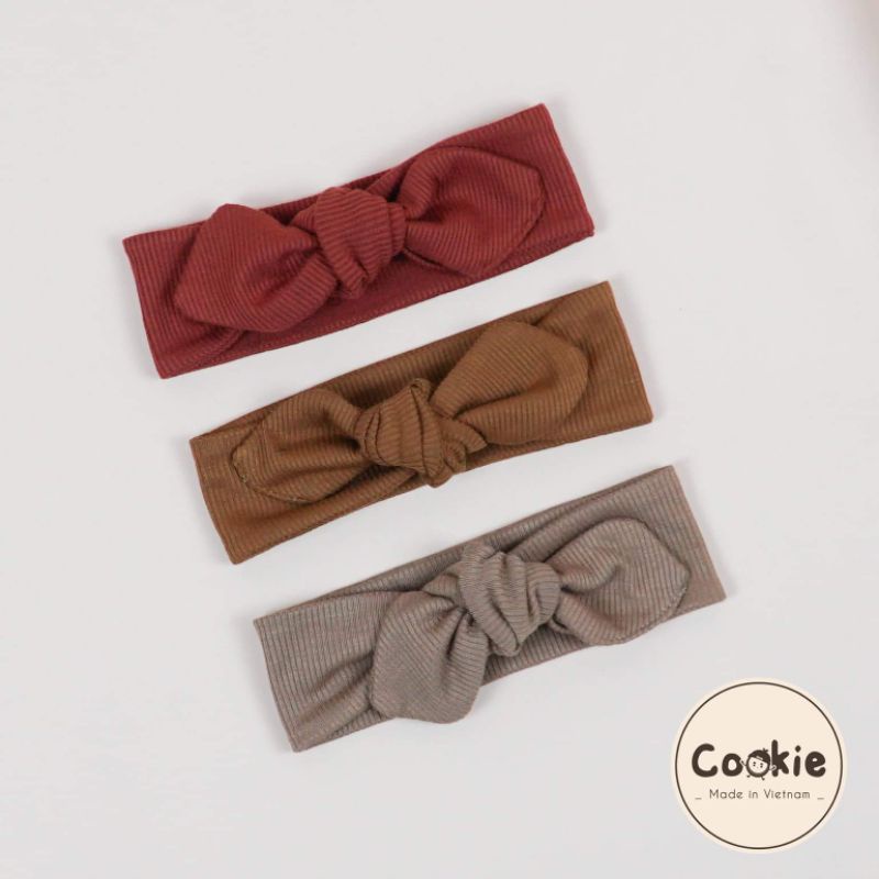 Cookie - Khăn turban đủ màu đáng yêu cho bé gái freesize