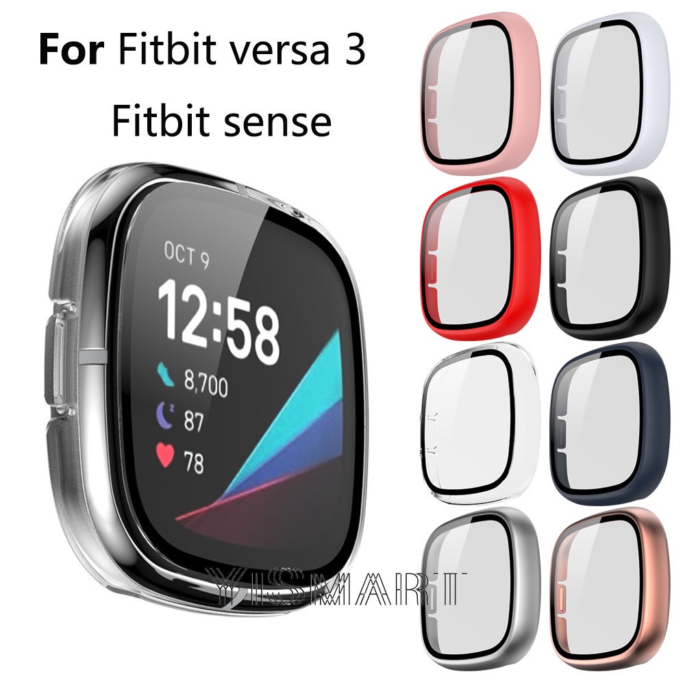 Ốp Cứng Chống Sốc Chống Trầy Xước Bảo Vệ Màn Hình Cho Fitbit Versa 3 / Fitbit Sense 3