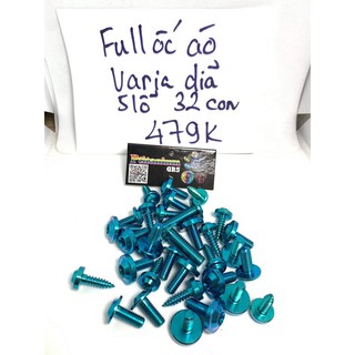 Ốc dàn Gr5 Titanium full ốc áo ab vario dĩa 4 con , vario dĩa 5con ( Full set body bolts for Vario )