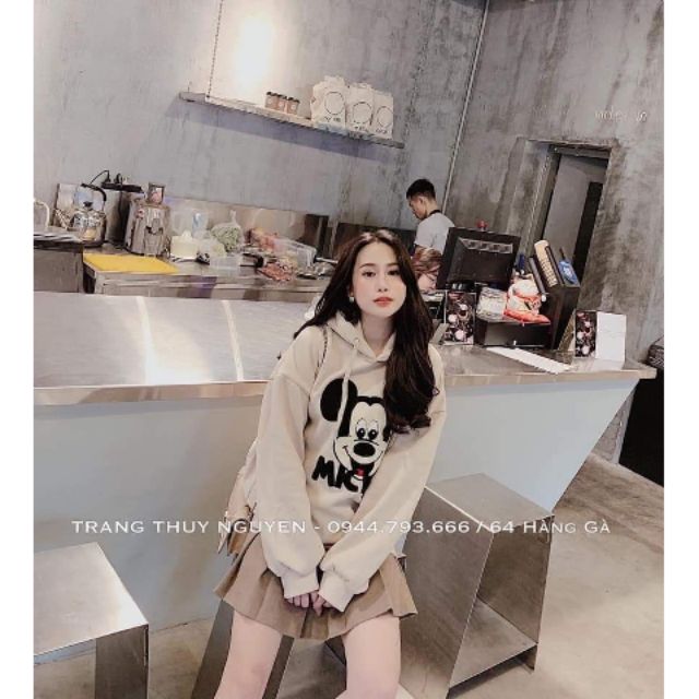 Áo Hoodie Mickey Be