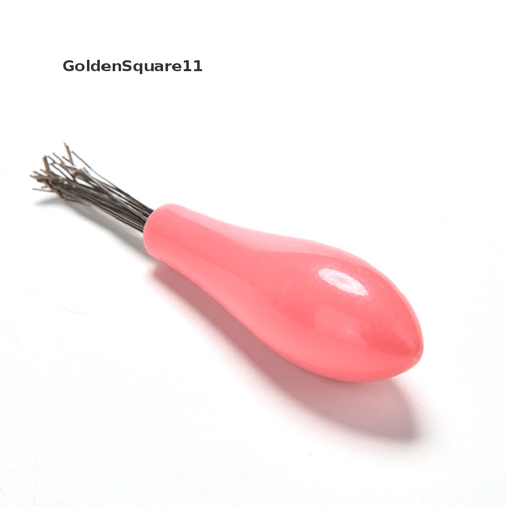 [Goldsquare11] Dụng Cụ Vệ Sinh Lược Chải Tóc Tay Cầm Nhựa Màu Hồng