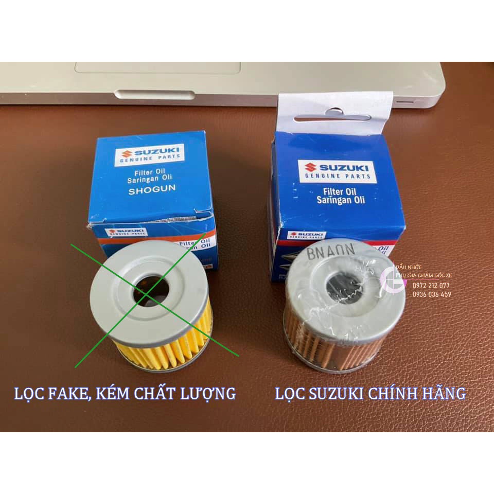 Lọc nhớt chính hãng Suzuki Raider 150/ Satria F 150, GSX, Bandit, Impulse...