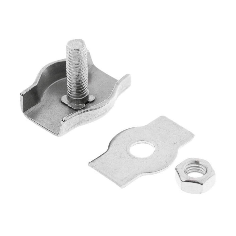 Set 5 Kẹp Dây Đơn / Đôi 1 / 2 Kẹp Dây Bằng Thép Chuyên Dụng