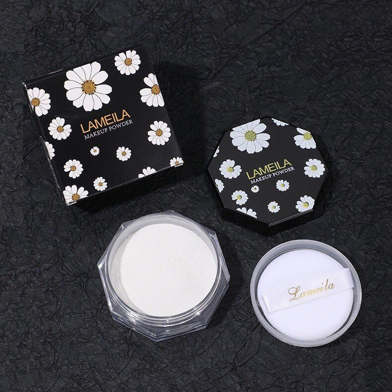 Phấn phủ bột LAMEILA hoa cúc kiềm dầu mịn nhẹ tự nhiên Makeup Powder LAML29